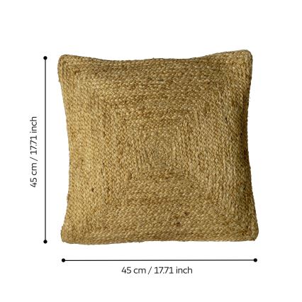 Eglo 420106 - Dekokissen COTABATO 45x45 cm braun