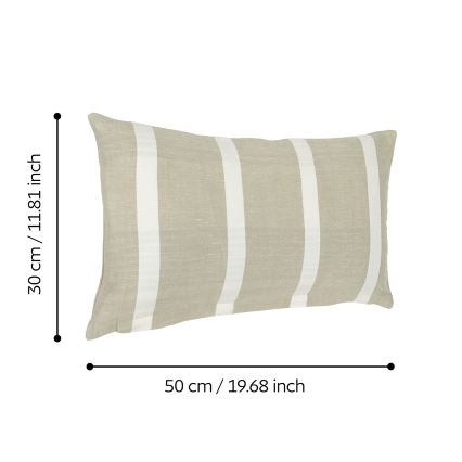 Eglo 420113 - Dekokissen BETAMPONA 30x50 cm beige