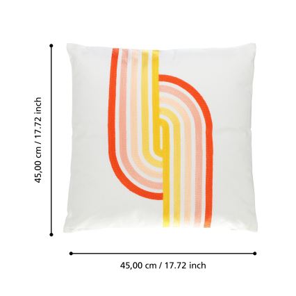Eglo 420239 - Dekokissen BERHALA 45x45 cm, mehrfarbig