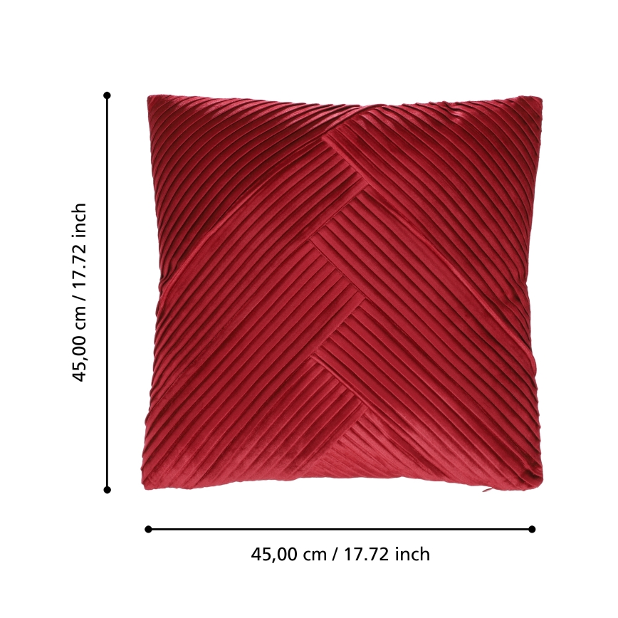 Eglo 420265 - Dekokissen SHOURA 45x45 cm rot