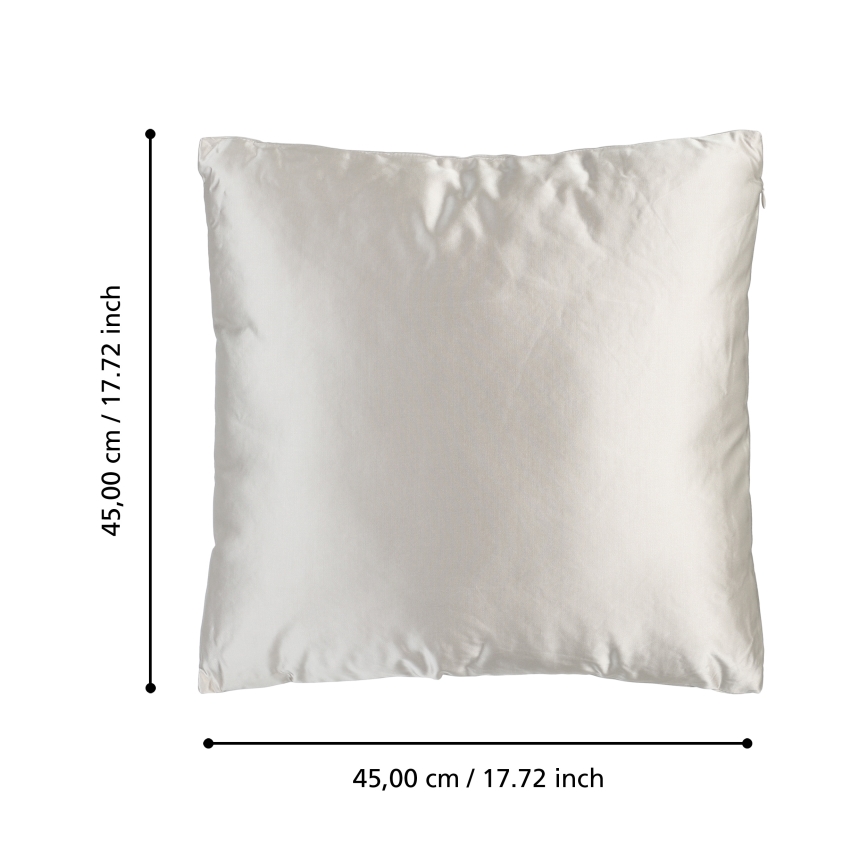 Eglo 420273 - Dekokissen KYONAN 45x45 cm grau