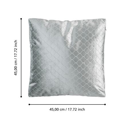 Eglo 420283 - Dekokissen SINGU 45x45 cm grau