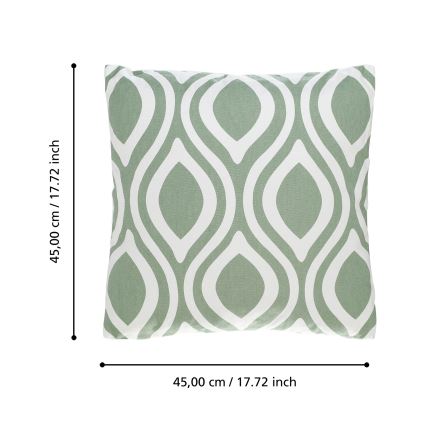 Eglo 420294 - Dekoratives Kissen CHEVERY 45x45 cm grün