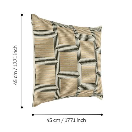 Eglo 420308 - Dekokissen CHEVERY 45x45 cm braun