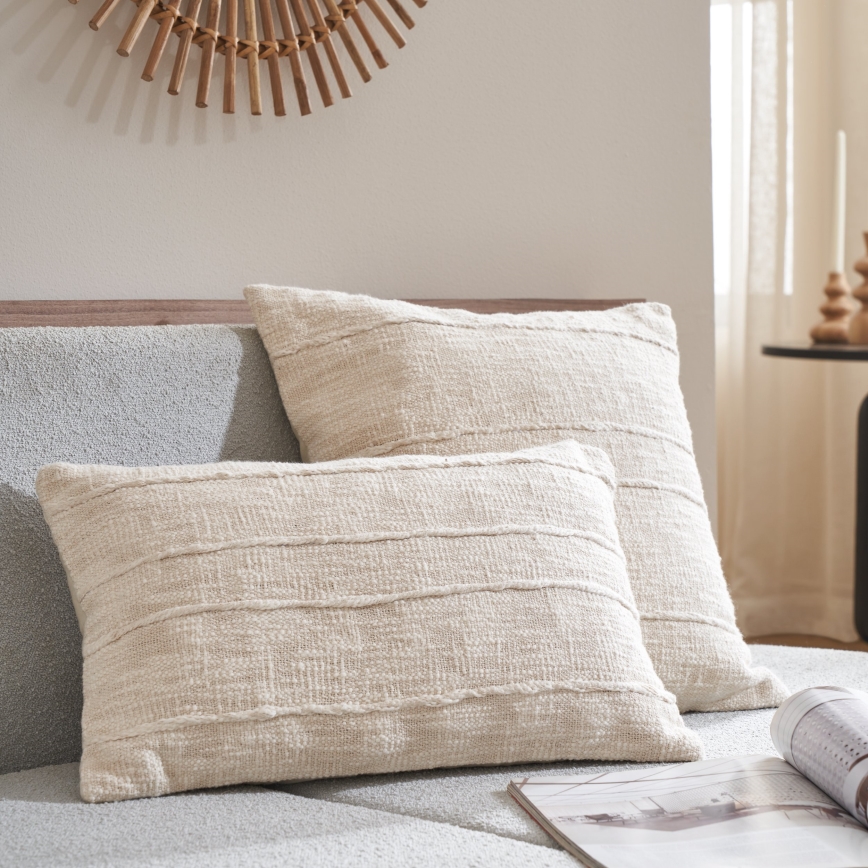 Eglo 420336 - Dekokissen SHILABO 50x30 cm beige