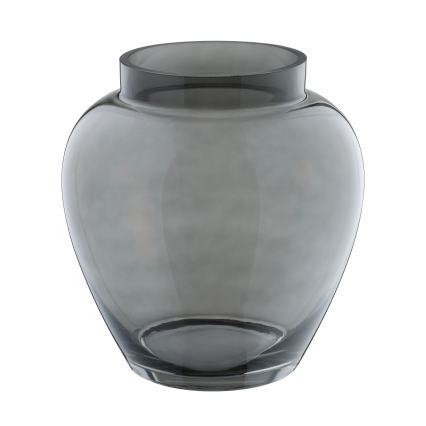 Eglo 421211 - Glasvase ASINDRO 23,5x22 cm schwarz/rauchfarben