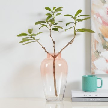 Eglo 421357 - Glasvase KENYASI 27x15,5 cm rosa