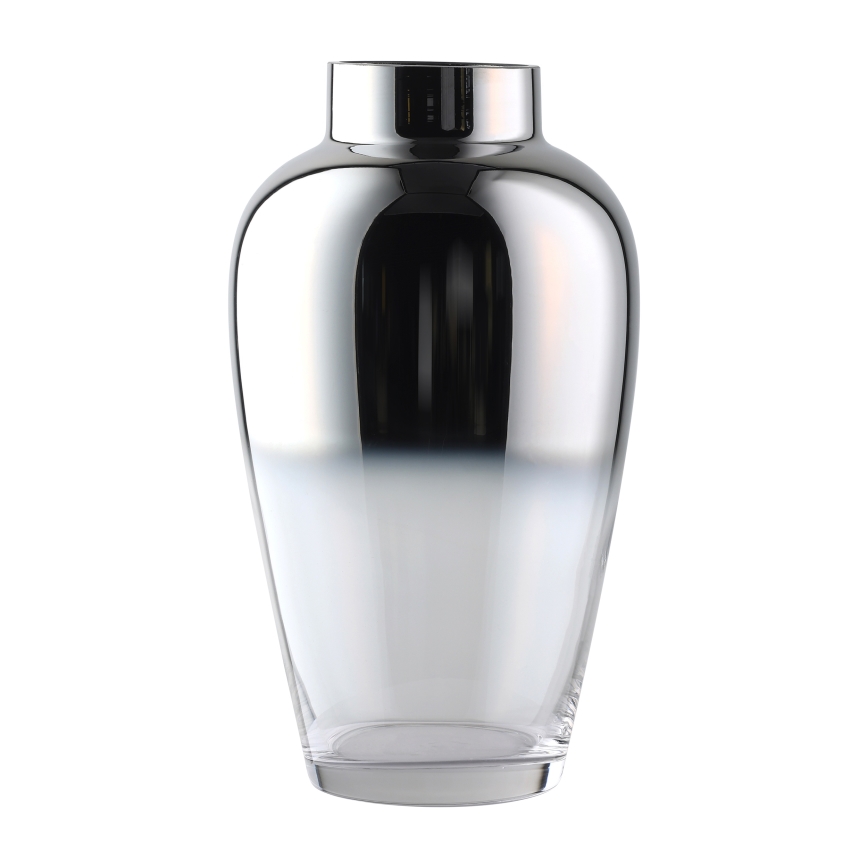 Eglo 421359 - Glasvase KENYASI 27 x 15,5 cm, glänzender Chrom