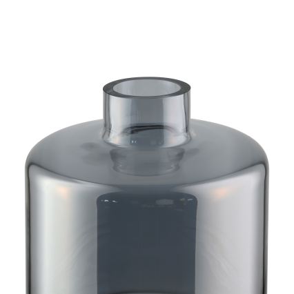 Eglo 421385 - Glasvase NABAS 24,5x21 cm schwarz/rauchgrau