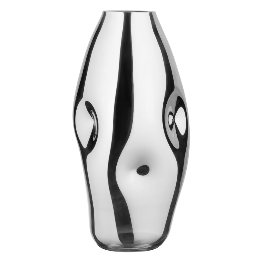 Eglo 421682 - Glasvase XIPORAI 28,5x14,5 cm, glänzender Chrom