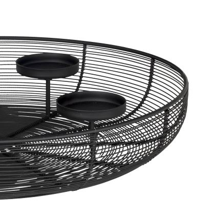Eglo - Kerzenhalter Ø 45 cm schwarz