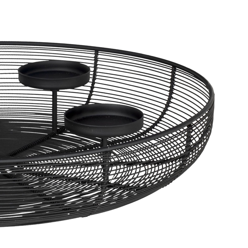 Eglo - Kerzenhalter Ø 45 cm schwarz