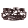 Eglo 422731 - Kerzenhalter OROQUIETA 13,5x35 cm braun