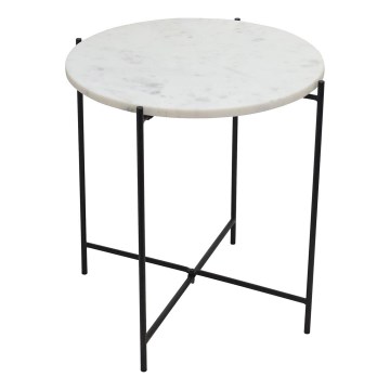 Eglo 424001 - Beistelltisch TOWADA 44 cm Marmor-Optik/schwarz