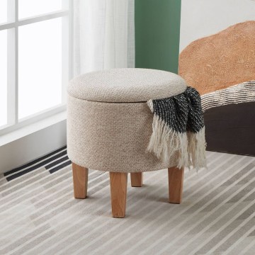 Eglo 424032 - Sitzhocker MASHIKE 40x39 cm beige