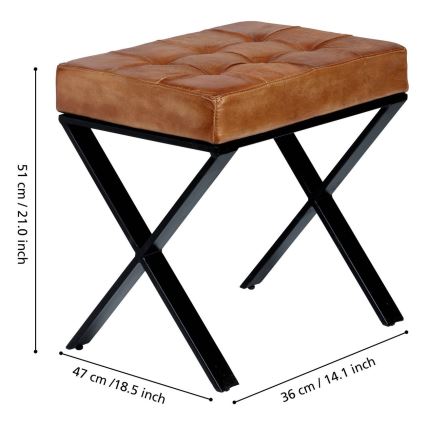 Eglo 424752 - Hocker YAMATSURI 47x51 cm braun