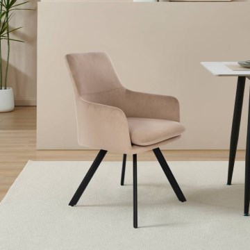 Eglo 424942 - Sessel APALIT 86x60 cm beige/schwarz