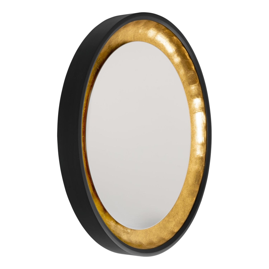 Eglo 425062 - Wandspiegel BONTANG Ø 90 cm schwarz/gold