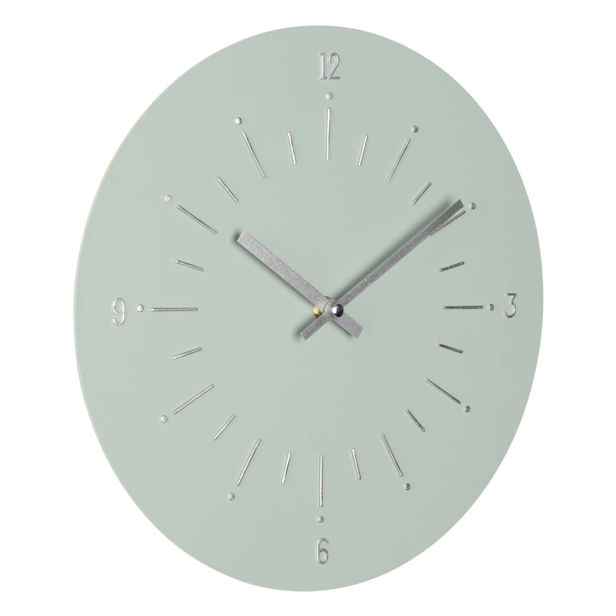 Eglo - Wanduhr 1xAA d 30 cm grün