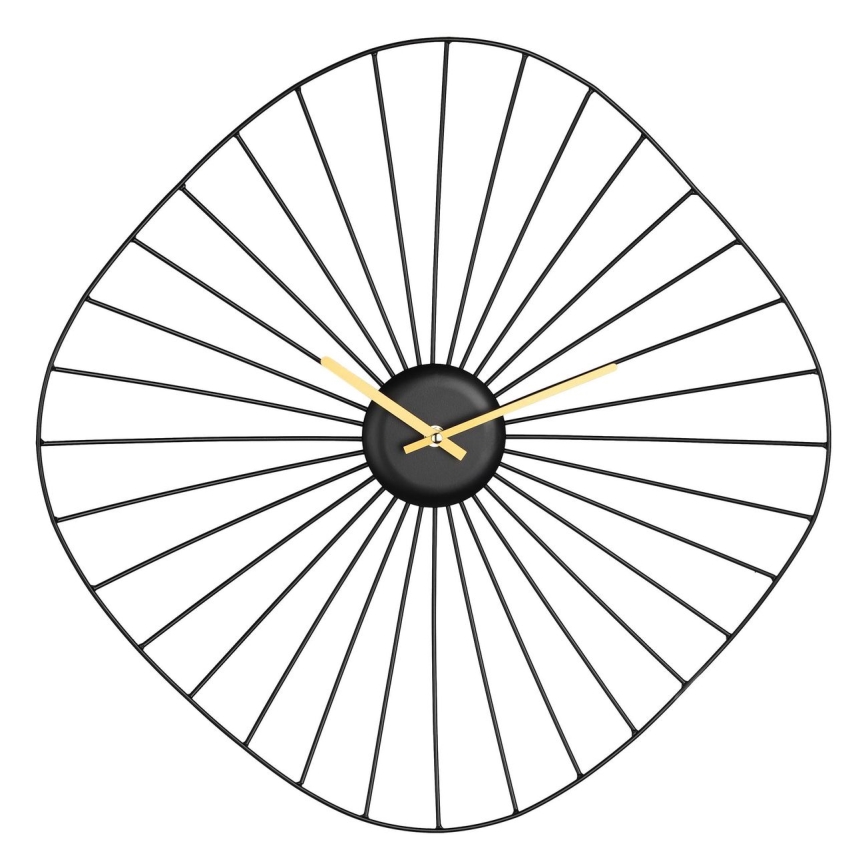 Eglo - Wanduhr 1xAA 50x50 cm schwarz