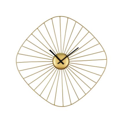 Eglo 425517 - Wanduhr MATSUMOTO 1xAA 60x60 cm goldfarben