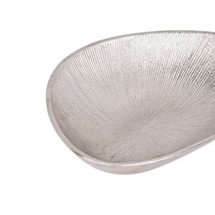 Eglo - Dekoratives Tablett 17,5x24,5 cm silbern