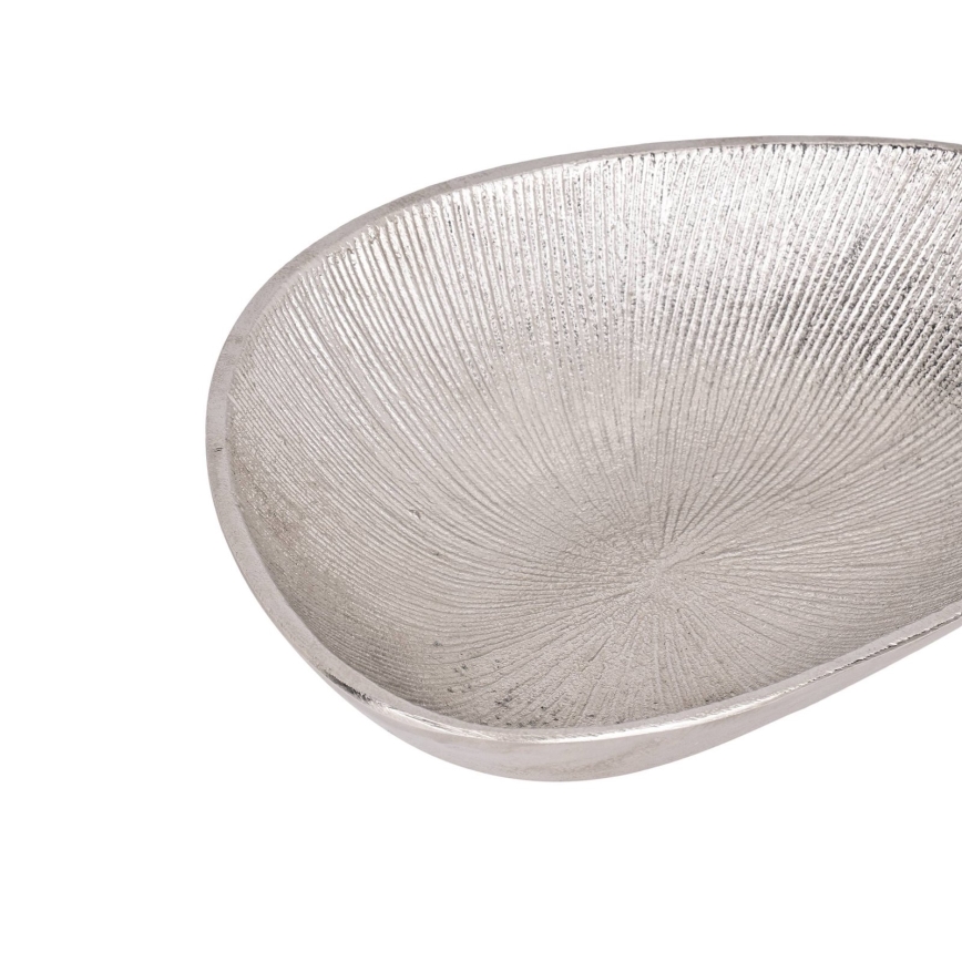 Eglo - Dekoratives Tablett 17,5x24,5 cm silbern