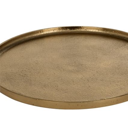 Eglo 427596 - Dekoratives Tablett FORLEYET Ø 25 cm, goldfarben