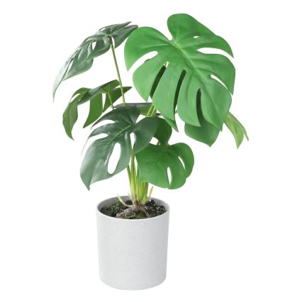 Eglo - Künstliche Pflanze in Blumentopf 42x30 cm Monstera