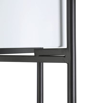 Eglo - Metall-Blumentopf 85,7x24,7 cm weiß/schwarz
