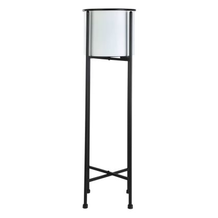Eglo - Metall-Blumentopf 85,7x24,7 cm weiß/schwarz