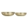Eglo 428062 - 2er-Set Dekorative Schale OKAYAMA, Ø 84 cm, goldfarben