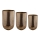 Eglo 428097 - 3er-Set Metallvase OKAYAMA 77x51 cm bronzefarben