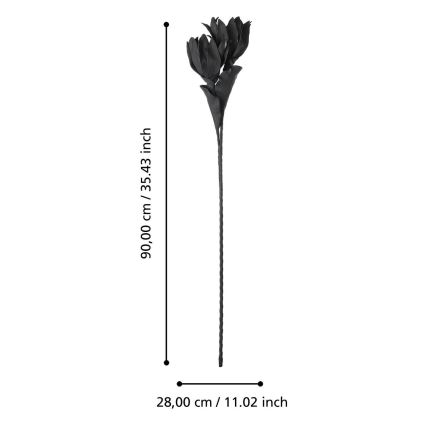 Eglo - Kunstblume 90 cm schwarz