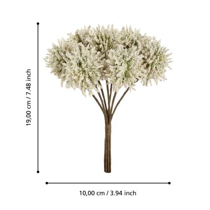 Eglo - Kunstblume 19 cm gelb
