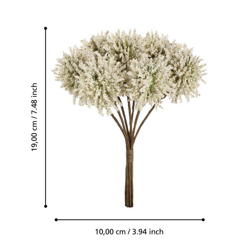 Eglo - Kunstblume 19 cm gelb