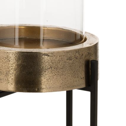 Eglo 428257 - 2er-Set Kerzenhalter IBUSUKI gold/schwarz