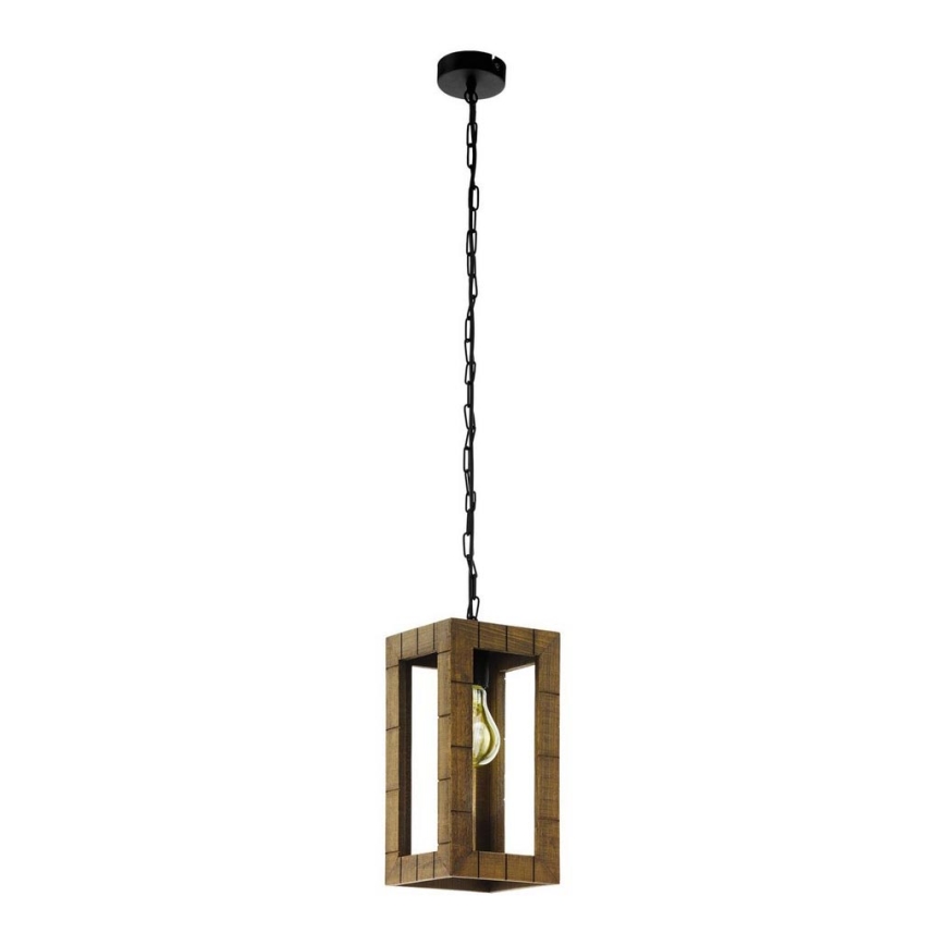 Eglo 43105 - Hängeleuchte an Kette TAKHIRA 1xE27/60W/230V Ahorn