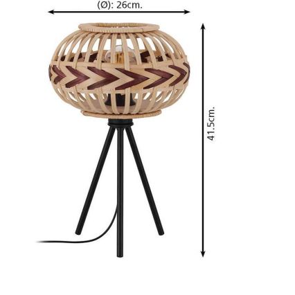 Eglo - Tischlampe 1xE27/40W/230V