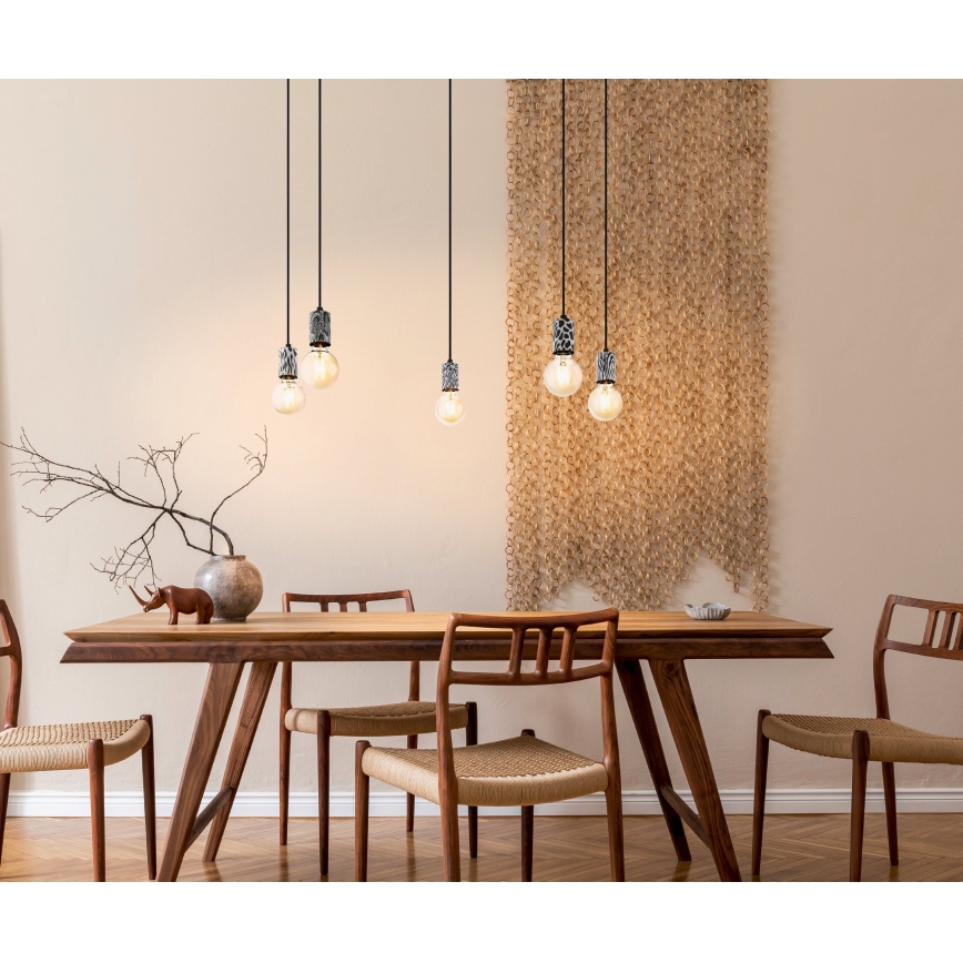 Eglo 43314 - Kabel-Pendelleuchte COULSDON 5xE27/10W/230V