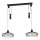 Eglo 43438 - Pendelleuchte WINKWORTH an Kabel 2xE27/40W/230V