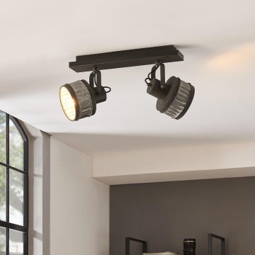 Eglo 43445 - Spotleuchte TURROCK 2xE27/28W/230V