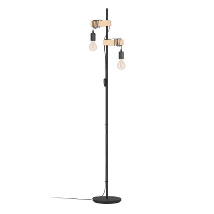 Eglo - Stehleuchte TOWNSHEND 2xE27/10W/230V - FSC-zertifiziert