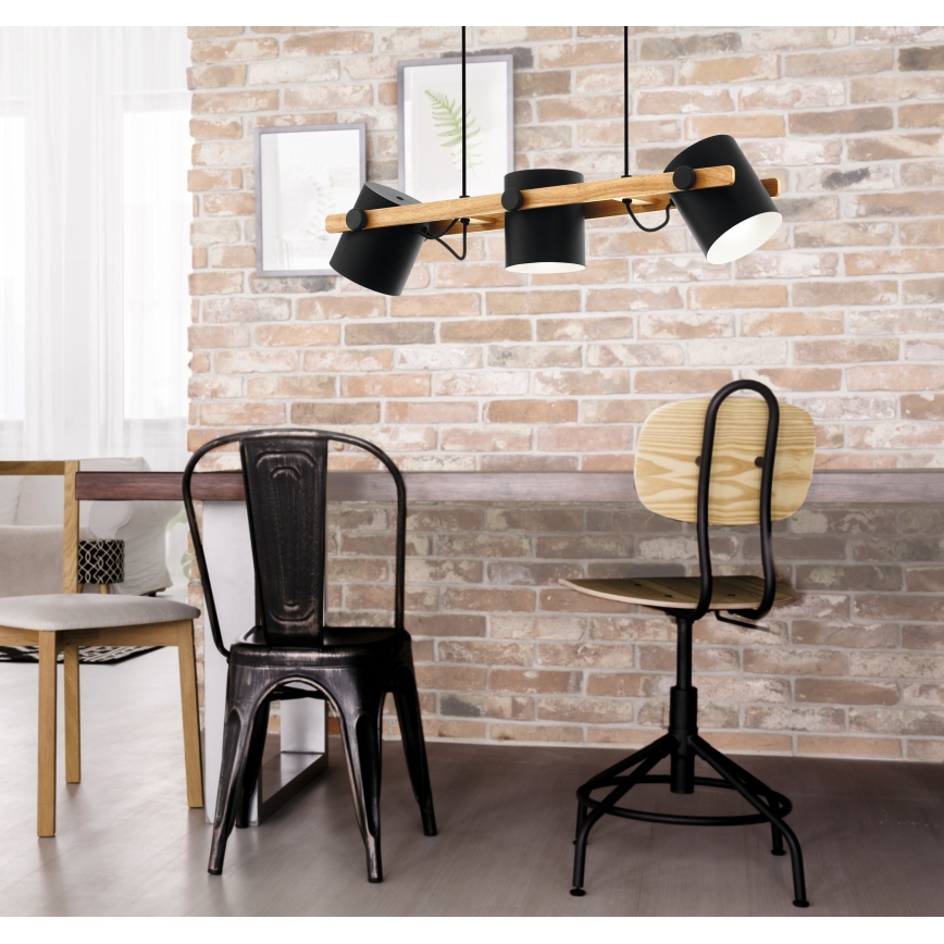 Eglo - Hängeleuchte an Kabel 3xE27/60W/230V