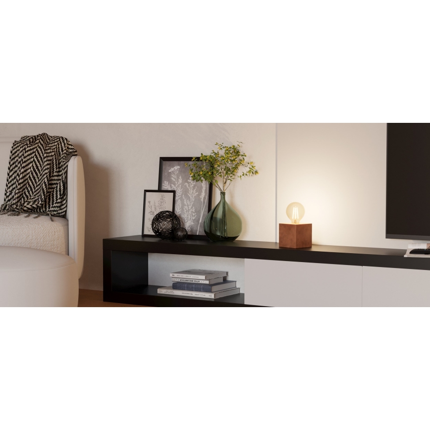 Eglo - Tischleuchte 1xE27/40W/230V braun