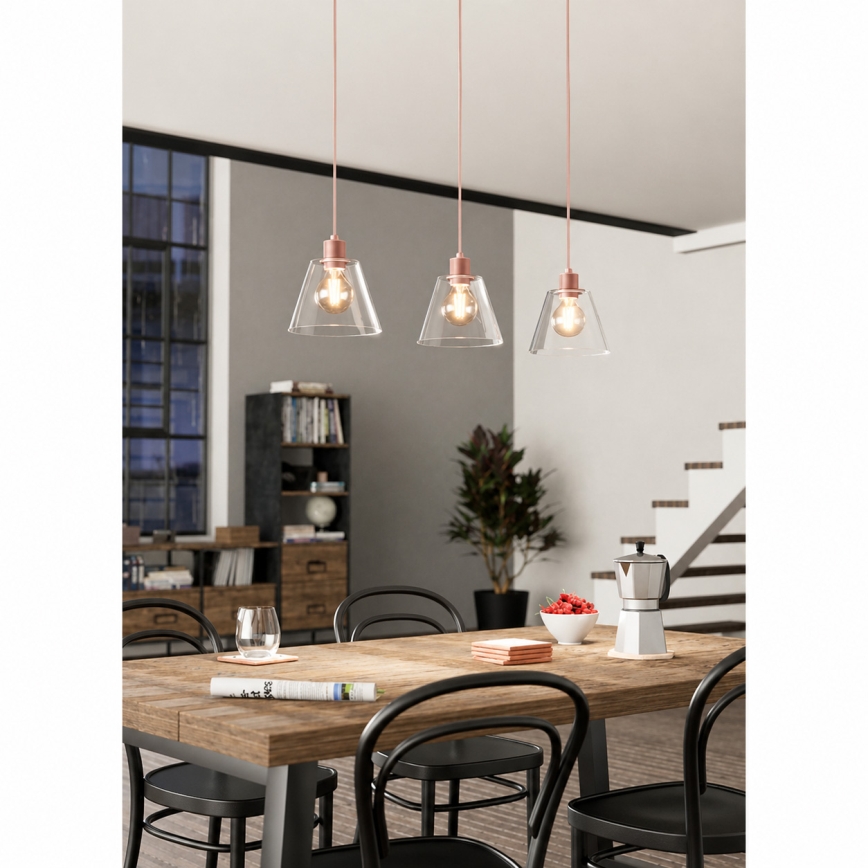 Eglo 43632 - Kronleuchter an einer Schnur 3xE27/40W/230V