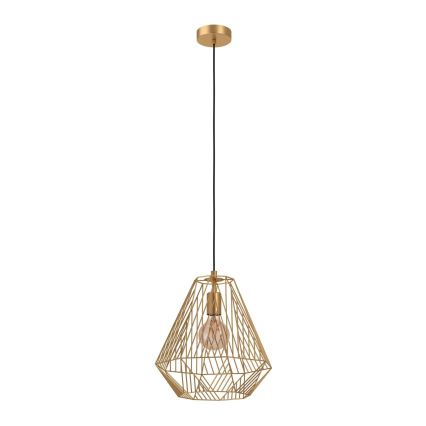 Eglo - Kronleuchter an einer Schnur 1xE27/40W/230V gold