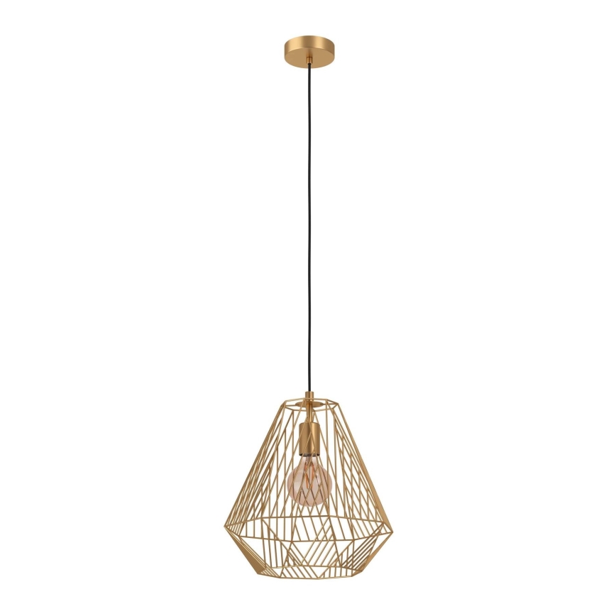 Eglo - Kronleuchter an einer Schnur 1xE27/40W/230V gold