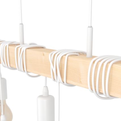 Eglo - Pendelleuchte TOWNSHEND mit Seilaufhängung, 6xE27/60W/230V