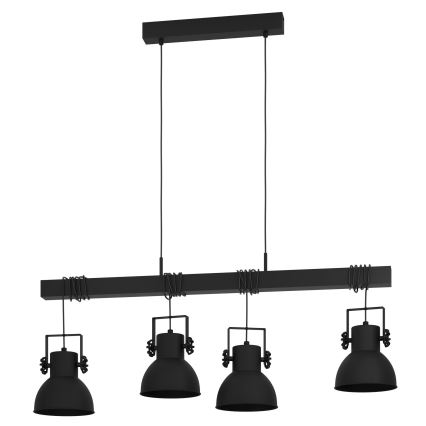 Eglo - Hängeleuchte an Seil 4xE27/40W/230V